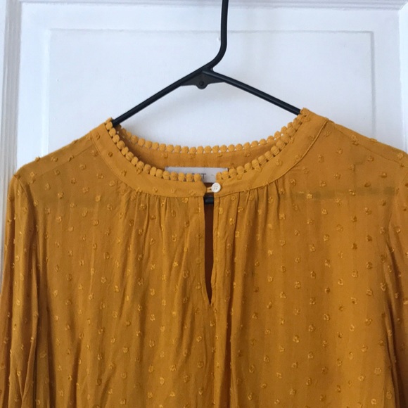 Ann Taylor Tops - Gold Ann Taylor Loft Blouse